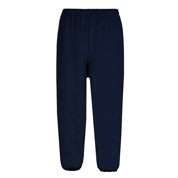 Full size image of Elastic Cuffed Sweatpant - Unisex (in color NAVY)