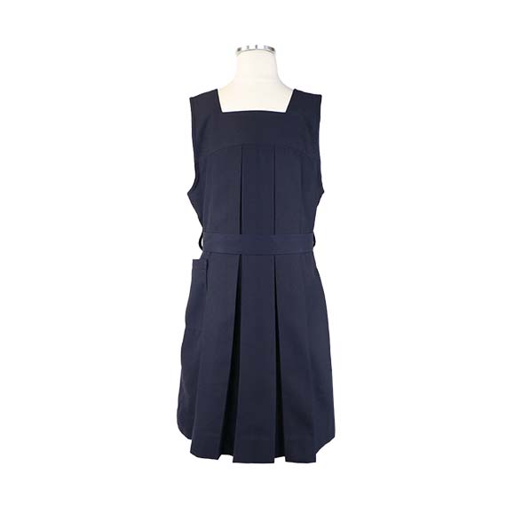 Full size image of Girls Box Pleated Tunic (in color NAVY)